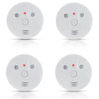4 Pack Combination Smoke and Carbon Monoxide Detector Battery Operated, Travel Portable Photoelectric Fire&Co Alarm for Home, Kitchen