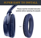 SoloWIT Replacement Ear Pads Cushions, Earpads Compatible with Bose QuietComfort 35 (Bose QC35) and Quiet Comfort 35 II (Bose QC35 II) Over-Ear Headphones (Midnight Blue)