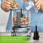 DLC-2ACBN Chopping Blade Fits Cuisinart Mini Prep Plus DLC-2A, Food Processor Blade Compatible with Cuisinart Food Processor Replacement Parts (Black)