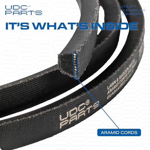 UDC Parts Snow Blower Auger Belt 47846 / Aramid Cord / 114.00 inches/for Craftsman 48624837 48624838 Snow Thrower
