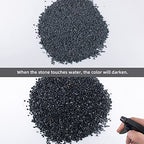 Anothera Stones for Plants Smooth Natural Black River Rocks,7LB Plant Aquarium Gravel Stones for Succulents Bonsai Terrarium Vase Fillers Fish Tank Indoor Outdoor Garden Decor（6-9 mm）