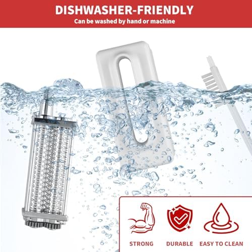 Meat Tenderizer for KitchenAid Household Stand Mixers, Stainless Steel Meat Cube Tenderizer Tool, Mixers Accessories Attachment for All Models KitchenAid, White