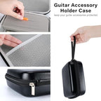 85PCS Guitar Accessories Kit Holder Case Include Acoustic Strings, Tuner, Capo, 3-in-1 Restring Tool, Picks, Pick Holder, Bridge Pins, Nuts & Saddles, Finger Protector, Chord Chart