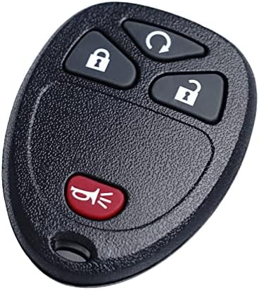 Remote Key Fob Replacement Fits for Chevy Silverado Avalanche Equinox Express Traverse Captiva GMC Sierra 1500 2500 Acadia Savana Yukon Buick Enclave Cadillac Escalade Pontiac Torrent Saturn Outlook