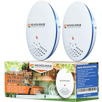 RX-4, Ultrasonic Pest Repeller - Electronic & Ultrasound, Indoor Plug-in Repellent - Get rid of - Rodents, Mice, Squirrels, Bats, Insects, Bed Bugs, Ants, Fleas, Spiders, Roaches (Blue, 2Pack)
