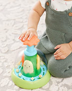 Skip Hop Press & Spin Baby Toy, Farmstand What's Poppin Corn Spinner