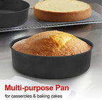 Baking Set for Ninja Foodi 6.5 Qt, 8 Qt, Ninja Foodi Pressure Cooker + Air Fryer Deluxe Bake Kit, Dishwasher Safe Air Fryer Accessories Set