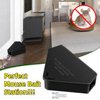 Jahy2Tech 16 Pcs Mouse Bait Station with Keys Indoor Outdoor for Rats Mice Rodents, Reusable Mouse Poisoning Bait Blocks, Safe for Children & Pets