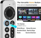 Replacement Remote for Apple TV Remote Compaitible with Apple TV 4K with TV Control