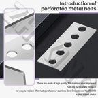 100% 304 Stainless Snow Blower Impeller Modification Kit, 3/8inch 4-Blade Universal - Modifies 2-Stage Machine Including Installation Hardware, Repeated and Use Durable in Various Conditions