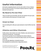 PoolRx+ Mineral Algaecide Unit, up to 6-Month Algae Control, for 5K-7.5K gallons, Orange & White, New Formula with Silver.