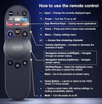 Universal Remote-Control Compatible for Vizio Smart-TV, XRT270-Remote-Bluetooth Voice Replacement Applicable with 4K Quantum Pro Vizio Smart TV V-Series M-Series and More Vizio Smart TV Models