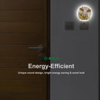 EKOBLA Rustic Farmhouse Cattle Night Light Cattle with Yellow Sunflower Night Lights Plug into Wall Auto on/Off LED Lamp Sleep Friendly for Boys Girls Seniors Elderly