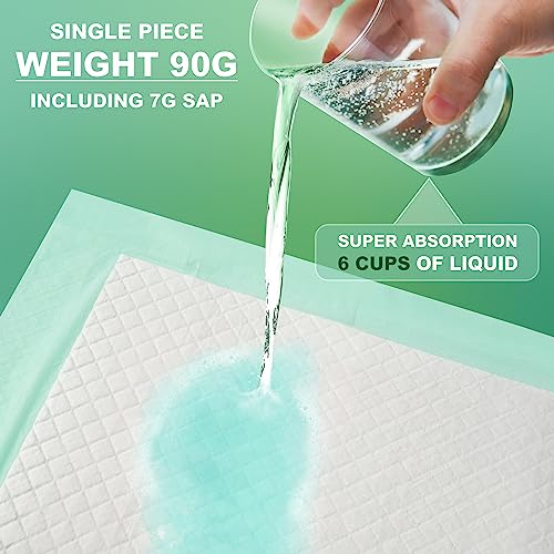 Bed Pads Disposable Adult IHRHELFER Ultrasorbs Premium Incontinence Pads Heavy Duty Changing Pad Ultra Absorbent Underpads Chucks Pads Pee Pads for Kids Elderly Pet (XL 30x36inch, 90g/Piece, 30 Count)