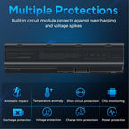 TREE.NB Replacement Battery for HP MU06 MU09 Laptop Battery, HP Spare 593553-001 593554-001, HP Compaq Presario CQ32 CQ42 CQ43 435 436, HP Pavilion DM4 G4 G6 G7 DV3-4000 DV5-2000 DV6-3000 DV7-6000