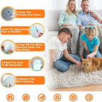 20pack Cat Scratch Deterrent Tape, Cat Scratch Furniture Protector, Clear Double Sided Anti Scratching Sticky Tape Couch Protector for Cats Training Tape, Cat Repellent for Furniture