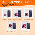 Set 3Pcs Let Them Sticker Funny Quotes Cute Heart Sticker Meme Humor Sticker Bookish Hard Hat Waterproof 2 Inches Die-Cut Vinyl for Water Bottle Laptop Phone for Friend Coworker Dad Mom
