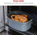 Goldlion Steam and Roast Rack Compatible with Ninja Crockpot Slow Cooker - Stainless Steel Roasting Rack with Silicone-Protected Feet & Handles - Accessories for Ninja Foodi Possiblecooker