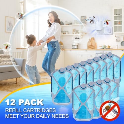 Refill Cartridges Compatible with ZEVO M364 M364A, Trap Device Refills Replacement, 12 Pack
