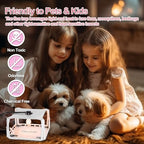 Flea Traps for Inside Your Home with Light 2 Packs, Flea Light Trap for Indoor Bed Bug, Insect Killer Pest Control Sticky Natural Trapper