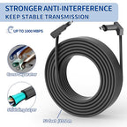 SZSAUTO 50Ft Replacement Cable for Starlink Gen2 V 2 Rectangular Satellite -High Speed and Anti-Interference- Waterproof Extension Cables Cord Accessories for Replace Starlink Cable Gen 2(50FT/15.2M)