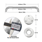 Grab Bars for Shower, 2 Pack 18-Inch Anti Slip Shower Handles for Elderly, Safety Shower Grab Bar, Stainless Steel Handicap Grab Bars for Bathroom,Toilet (Brushed Nickel, 1" Diameter)