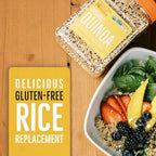 BetterBody Foods Organic Quinoa, Vegan, Gluten Free, Low Glycemic Rice Replacement, 3 Lb