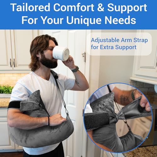 Zomaple Shoulder Surgery Pillow for Shoulder Pain Relief| Super Soft Rotator Cuff Pillow for Post-op Comfort and Arm & Shoulder Support & Healing