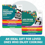 Air Fryer & Instant Pot Magnetic Cooking Guides - 7" x 6" Each - Set of 2 Instant Pot Air Fryer Accessories Cook Books - Airfryer Kitchen Accessories & Kitchen Gadgets 2025