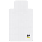 Kuyal Office Chair Mat for Carpet, 32x55 Clear Heavy Duty Computer Chair Mat with Lip, Under Desk Protector Carpeted Floors Mat, Easy Chair Movement,Ship Flat