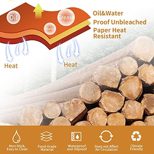 Ninja Air Fryer Liners Disposable, Ninja Dual Air Fryer Liners,150PCS Rectangle Air Fryer Accessories,Baking Parchment Paper Liners for Ninja DZ201 /401