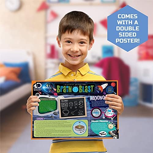 Discovery #MINDBLOWN Model Engine Building Kit, DIY 4-Cylinder Combustion Engine, Working Pistons Fan Valves Belts LED Lights, STEM Mechanic Engineering Construction Experiment Set, Kids & Adults Gift