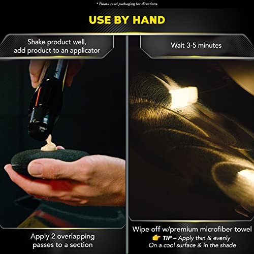 Meguiar's Ultimate Liquid Wax, Durable Protection That Shines, Towel and Pad Included - 16 Oz Bottle