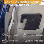 EcoNour 2 in 1 Car Steering Wheel Desk, Tray for Laptop Car Mount with Pen Holder| Food Tray for Eating with Drinks Holder | Multipurpose Travel Car Accessories