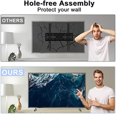 Replacement Legs for LG TV, TV Stand Legs for 43 Inch LG TV Legs 43UK6200 43UK6090 43LK5700PUA 43UM7300 43UN6900PUB 43LJ5500 43LJ550M 43LJ5550 MAM645839 AAN76009325 AAN76009305 AAN76009358 with Screws