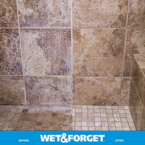 Wet & Forget Shower Cleaner Spray Multi-Surface Weekly Application Requires No Scrubbing, Bleach-Free Formula, Ready to Use, Vanilla Scent, 3 Months of Cleaning, 64 Fluid Ounces, 1 Pack