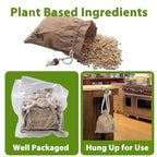 Botanical Rodent Repellent Scent Pouches, Mouse Repellent Pouches, Peppermint Oil Repellent Repel Mice and Rats, Squirrels, Roache 10 Pack