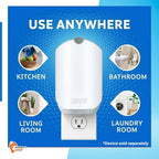 ZEVO Refills 08 Cartridges | Device Sold Separately, White, ZEVO Flying Insect Trap Refill Fly Trap Refill Cartridges + (1) Card Protector Venancio’sSticker & Sticky Fruit Trap