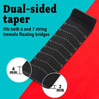 IMPRESA [2 Pack] Guitar Floating Tremolo Bridge Shim - for Easy Adjustment and Tuning - Durable Plastic Trem Wedge - Electric Guitar Bridge Replacement Tool for Faster String Replacement