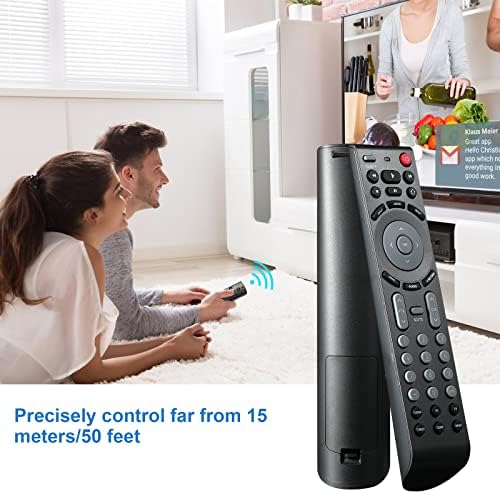 RMT-JR02 Remote Control Replacement Compatible with JVC TV EM28T EM32T JLC32BC3000 JLC42BC3002 JLC47BC3000 and More
