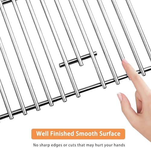 Cooking Grate Replacement for Cuisinart CGG-306, Stainless Steel Grill Grid Grate Replacement Parts 306-20087