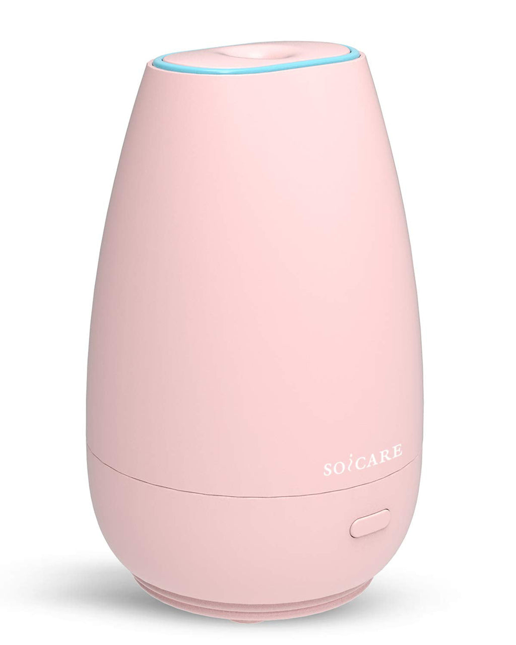 SOICARE Car Diffuser,Small Portable Car Essential Oil Diffuser with Built-in USB Cable,Mini Aromatherapy Diffuser for Travel/Office/Home (Pink)