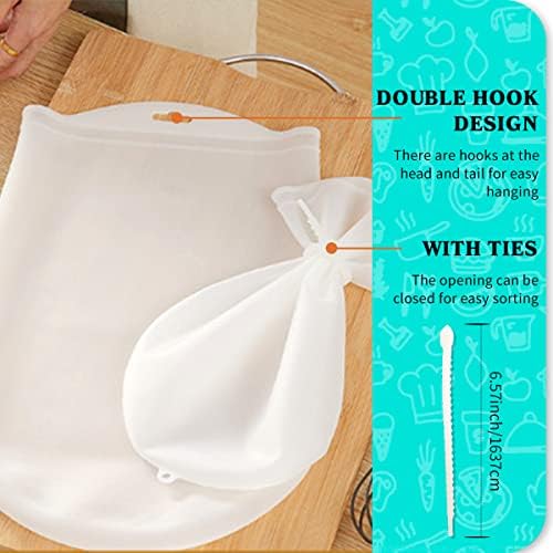 2PCS Extra Large Reusable Sous Vide Bags BPA Free Food Grade Silicone Bags for Sous Vide Cooking , Compatible with all immersion circulators, including Joule, Anova, Instant Pot Immersion Circulators and other Sous Vide Accessories(2 Pack Sous vide bags)