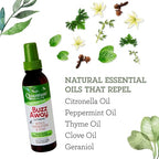 Quantum Health Buzz Away Extreme Tick & Mosquito Repellent DEET Free Peppermint & Citronella Oil Outdoor Bug Spray Powerful Plants Repel Bugs Off Your Skin, Kids Safe Insect Repellent- 4 Ounce