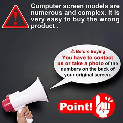 NV156FHM-T0C NV156FHM T0C for Dell PN M5DY2 0M5DY2 FHD 1920(RGB)×1080 40 pin 60 Hz 15.6" LCD Touch Screen Replacement Display Panel (Without Tabs)