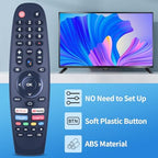 EC32V2HA EC40V2FA Replacement Remote Control for SANSUI TV Remote, for BLAUPUNKT TV Remote, for Caixun Android TV Remote，for ARRQW TV Remote （No Voice Function）