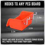 HORUSDY 238-Piece Pegboard Hooks Assortment, Pegboard Accessories with Pegboard Bins for Organizing Various Tools