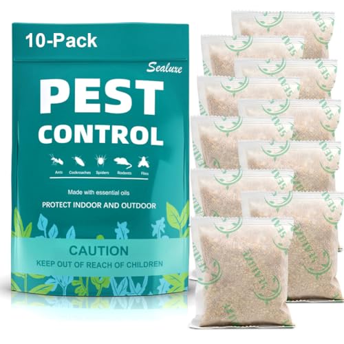 DALIYREPAL Pest Repellent Pouches Rodent Repellent Peppermint, Mouse Repellent Peppermint to Repel Mice and Rats, Mice Repellent for House,Rat Repellent Outdoor/Indoor 10 Counts/Bag