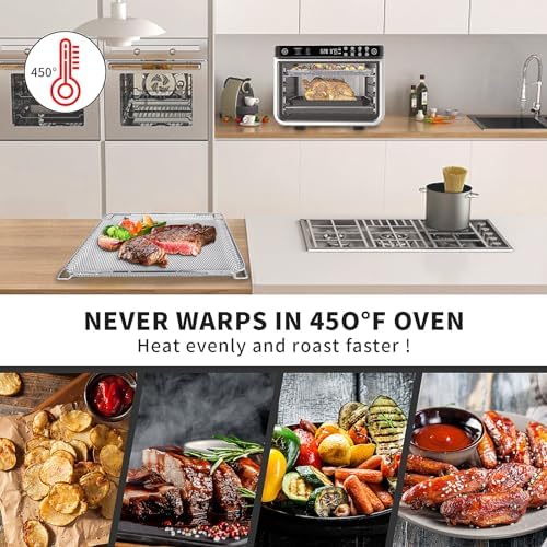 Replacement Air Fryer Basket for Ninja Foodi DT251 DT201 Air Fryer Oven, Stainless Steel Air Fryer Accessories for Ninja Foodi 10-in-1 Smart XL Air Fry Oven (for DT201 Series)