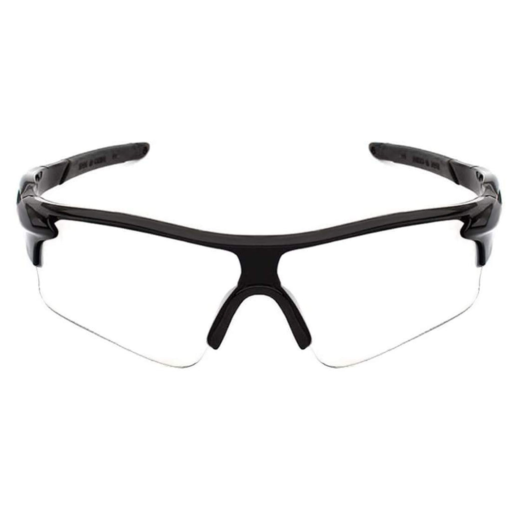 Outdoor Sports Athlete's Sunglasses for Cycling Fishing Golf,100% UV Protection (Clear)